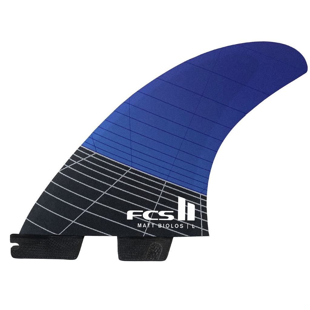 FCS II MATT BIOLOS PC CARBON AIRCORE TRI QUAD  FIN SET