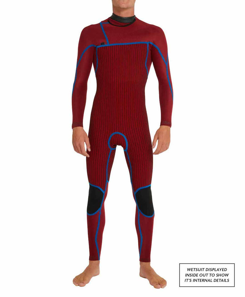 HYPERFIRE 3/2MM STEAMER CHEST ZIP WETSUIT