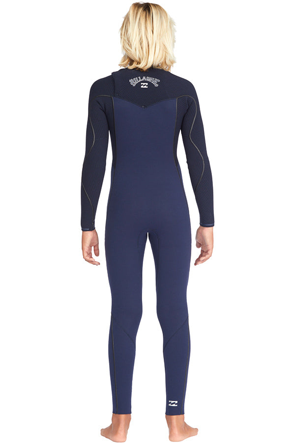 BOYS 4/3 FURNACE COMP CHEST ZIP FULL WETSUIT