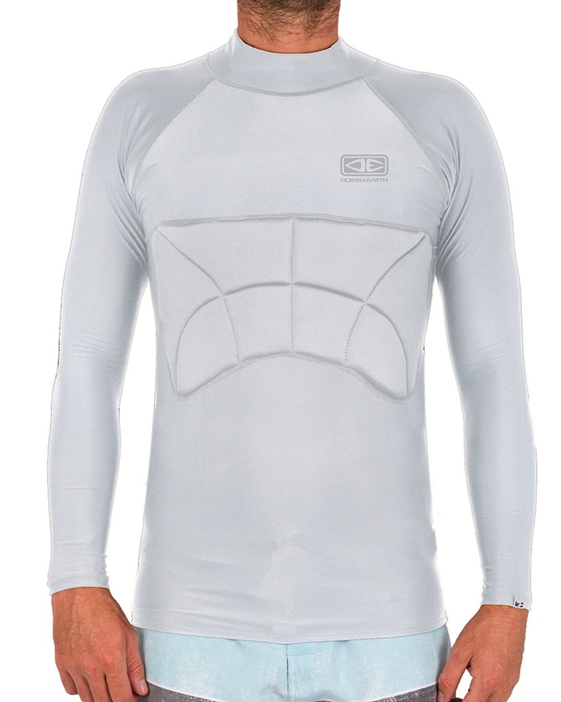 Surfing Rib Guards MENS RIB GUARD PADDED LONG SLEEVE VEST | Surf Culture Bondi